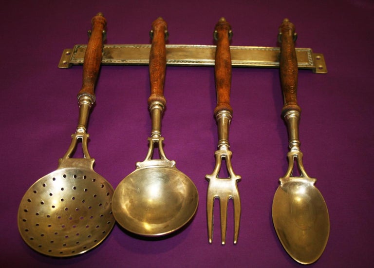 hanging bar kitchen utensils