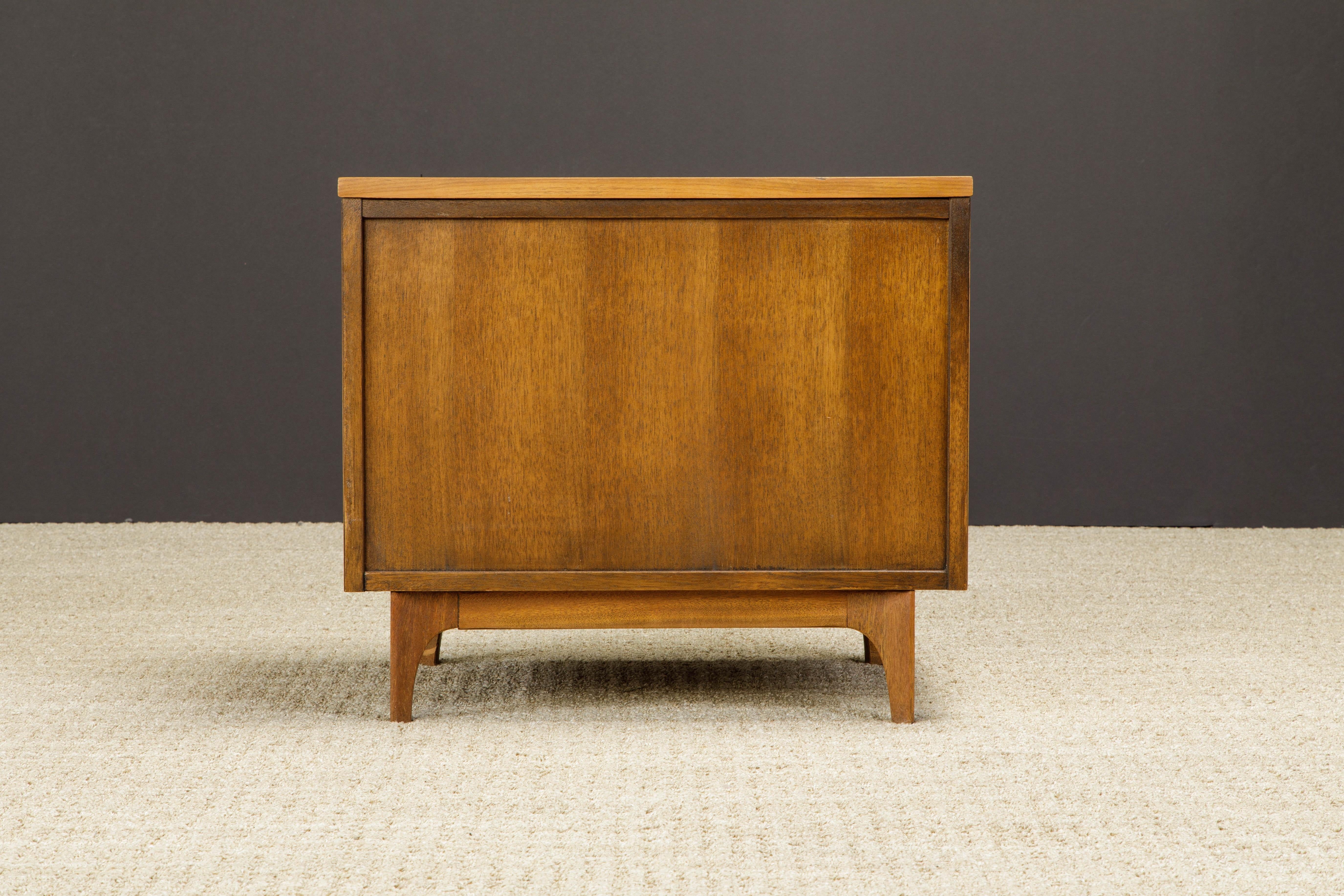 'Brasilia' by Broyhill Premier Pair of End / Side Tables, Refinished, 1960s 6