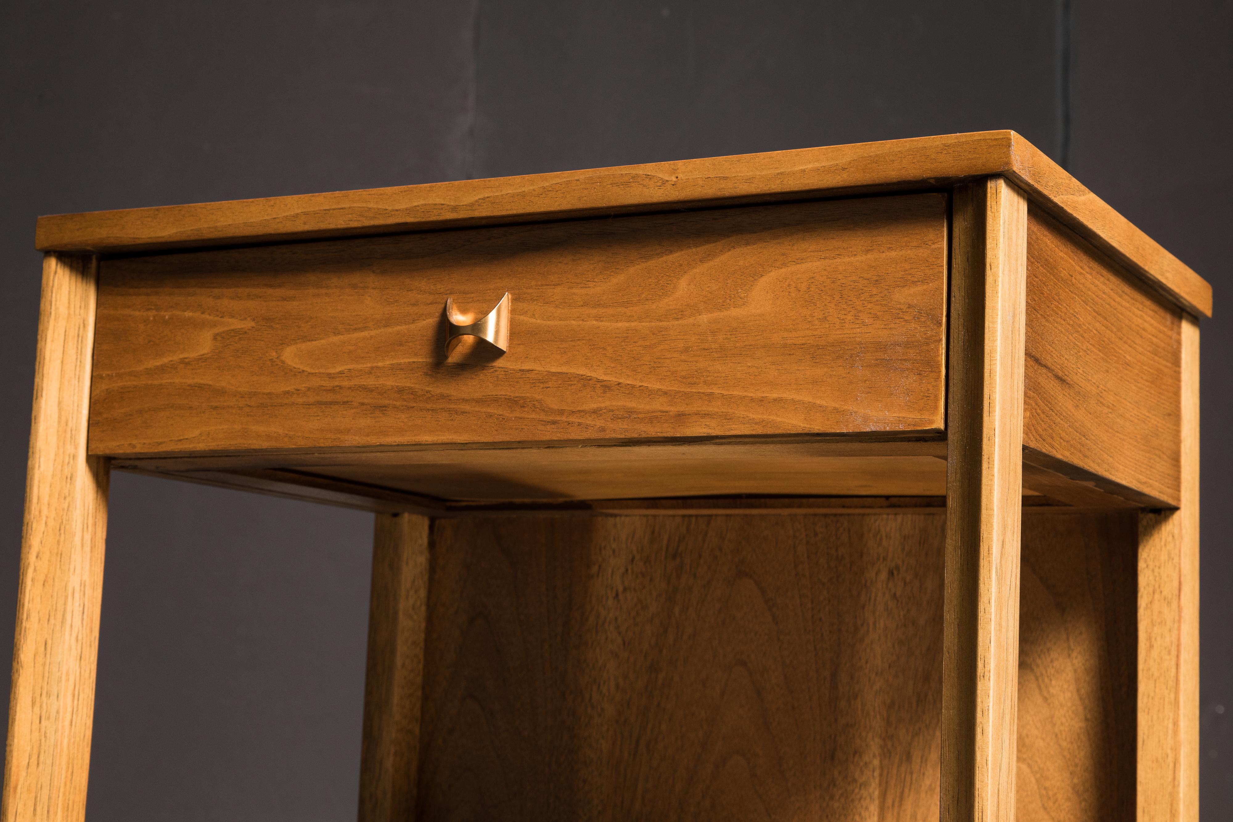 'Brasilia' by Broyhill Premiere Pair of Nightstands, Refinished, 1962 6