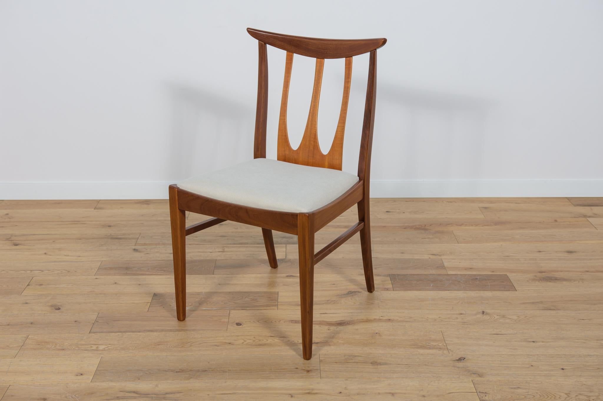 Fabric Brasilia Dining Chairs from G-Plan, 1960s, Set of 6 For Sale
