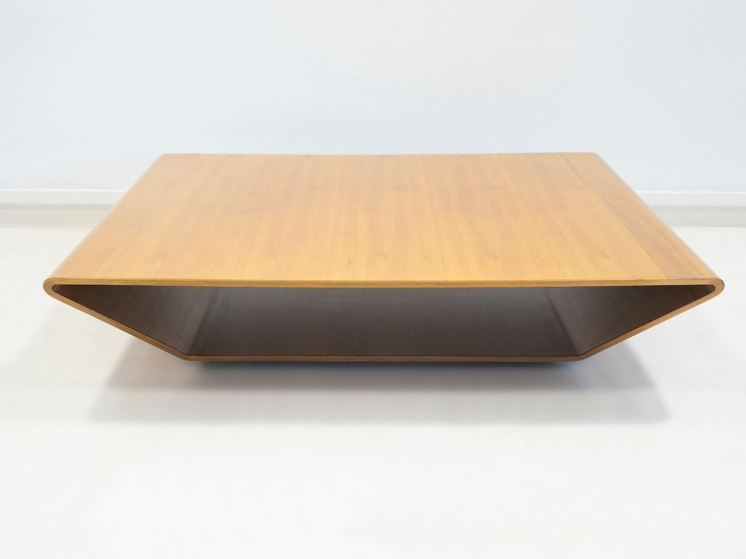 Contemporary Brasilia Oak Veneer Coffee Table by Claesson, Koivisto and Rune