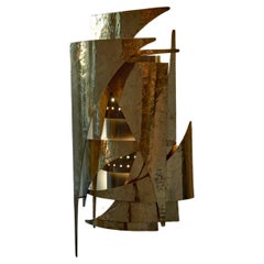 "Brasilia" Pair of Wall Sconces by Cees Rombout