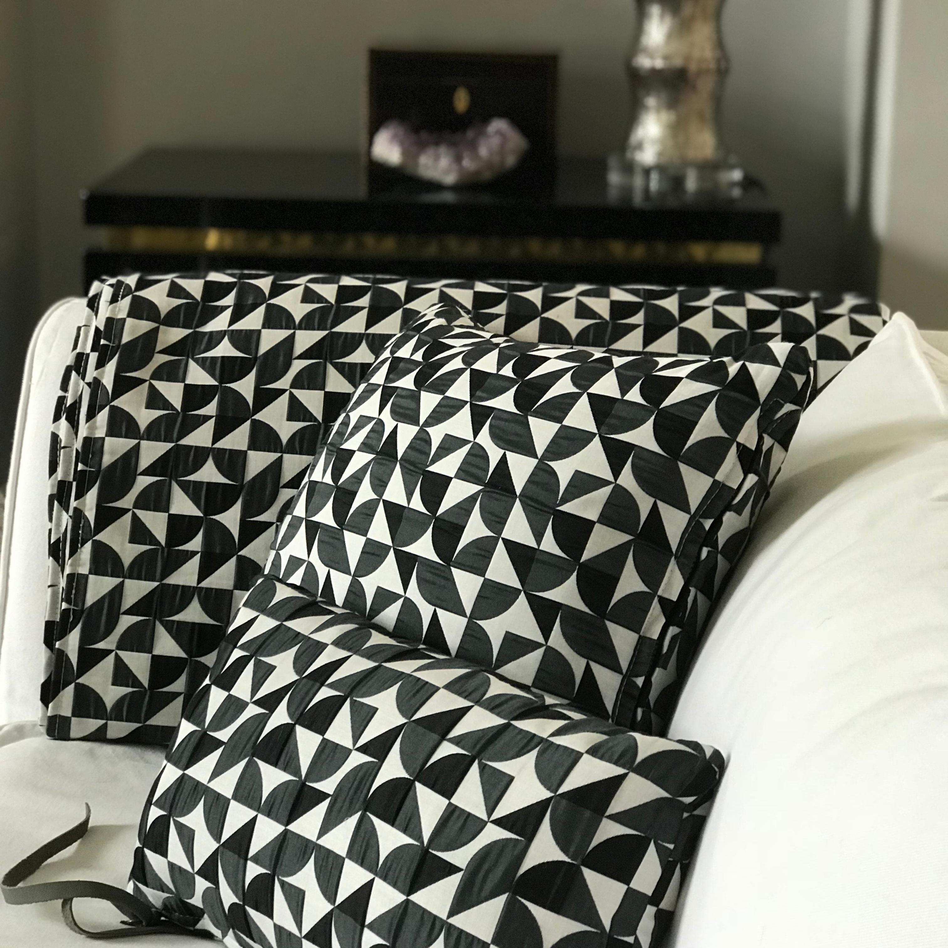 Brasilia Pattern Cushion Curvature Collection Inspired Brazilian Architecture 3