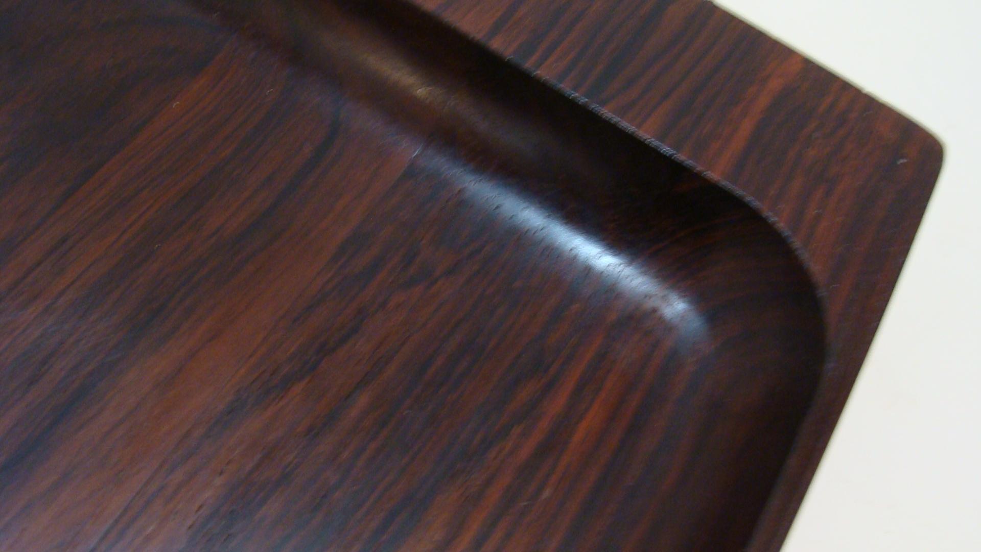 Mid-Century Modern Brasilia Rosewood Tray For Sale