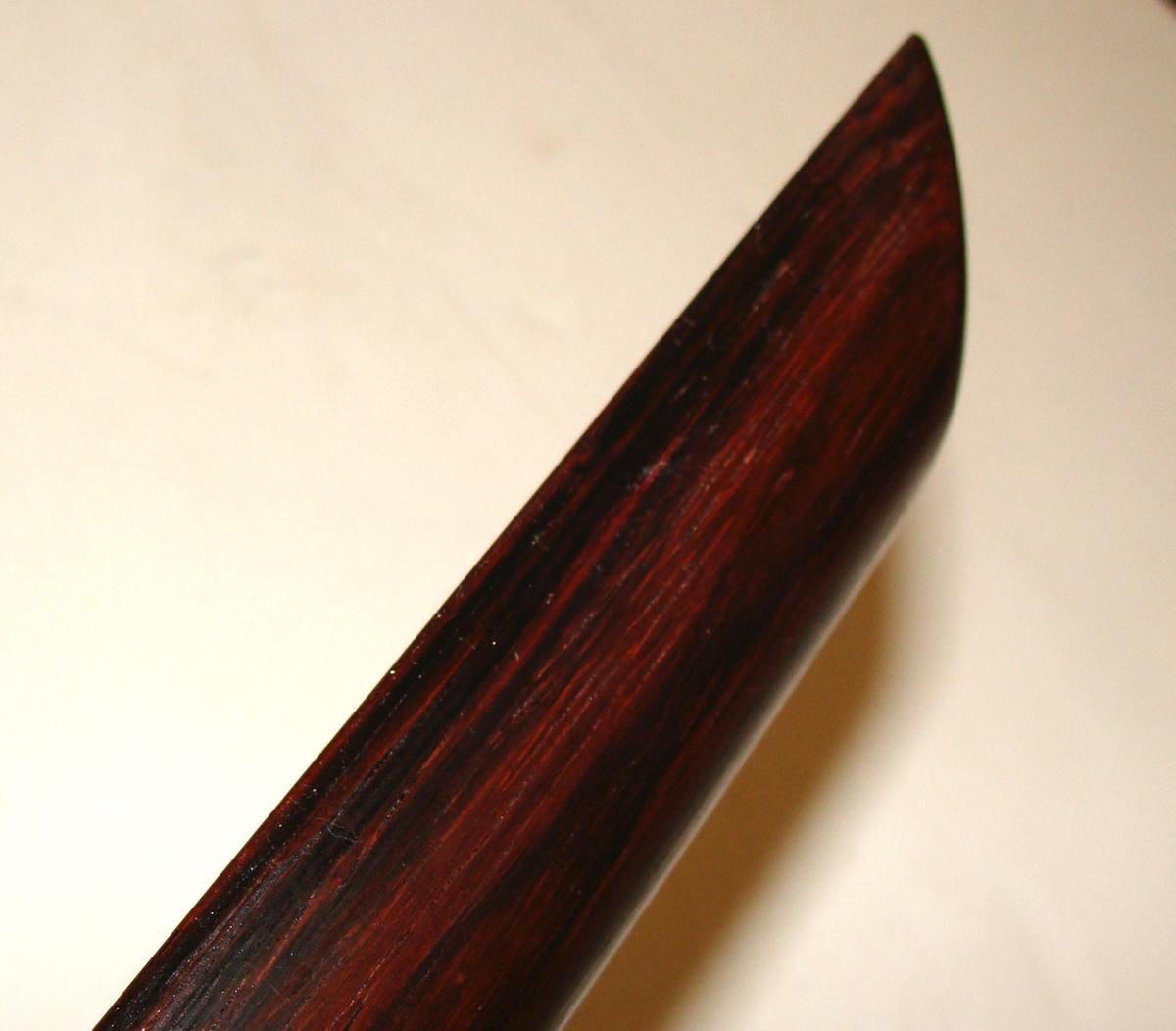 Brasilia Rosewood Tray In Good Condition For Sale In Lambertville, NJ