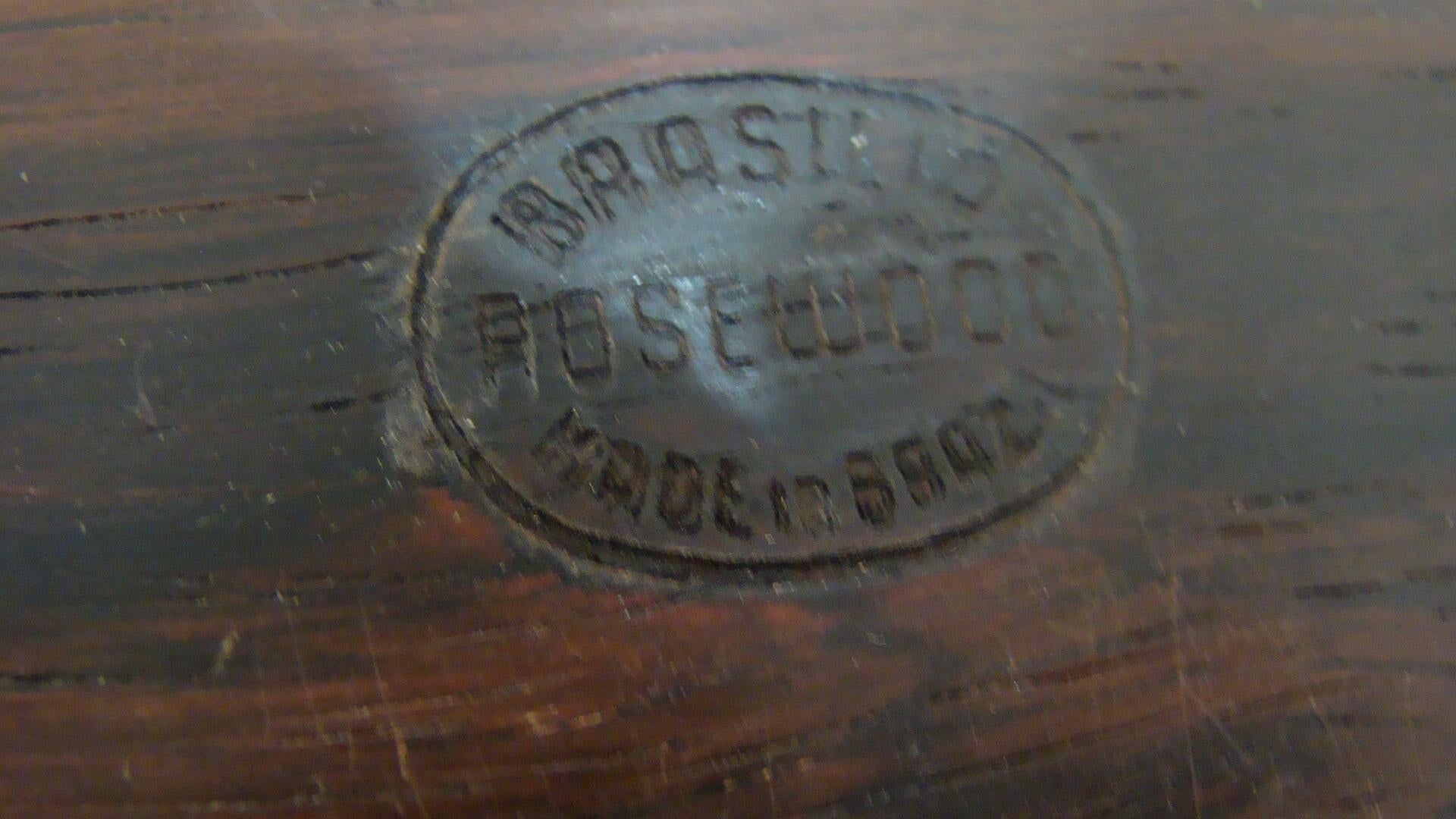20th Century Brasilia Rosewood Tray For Sale