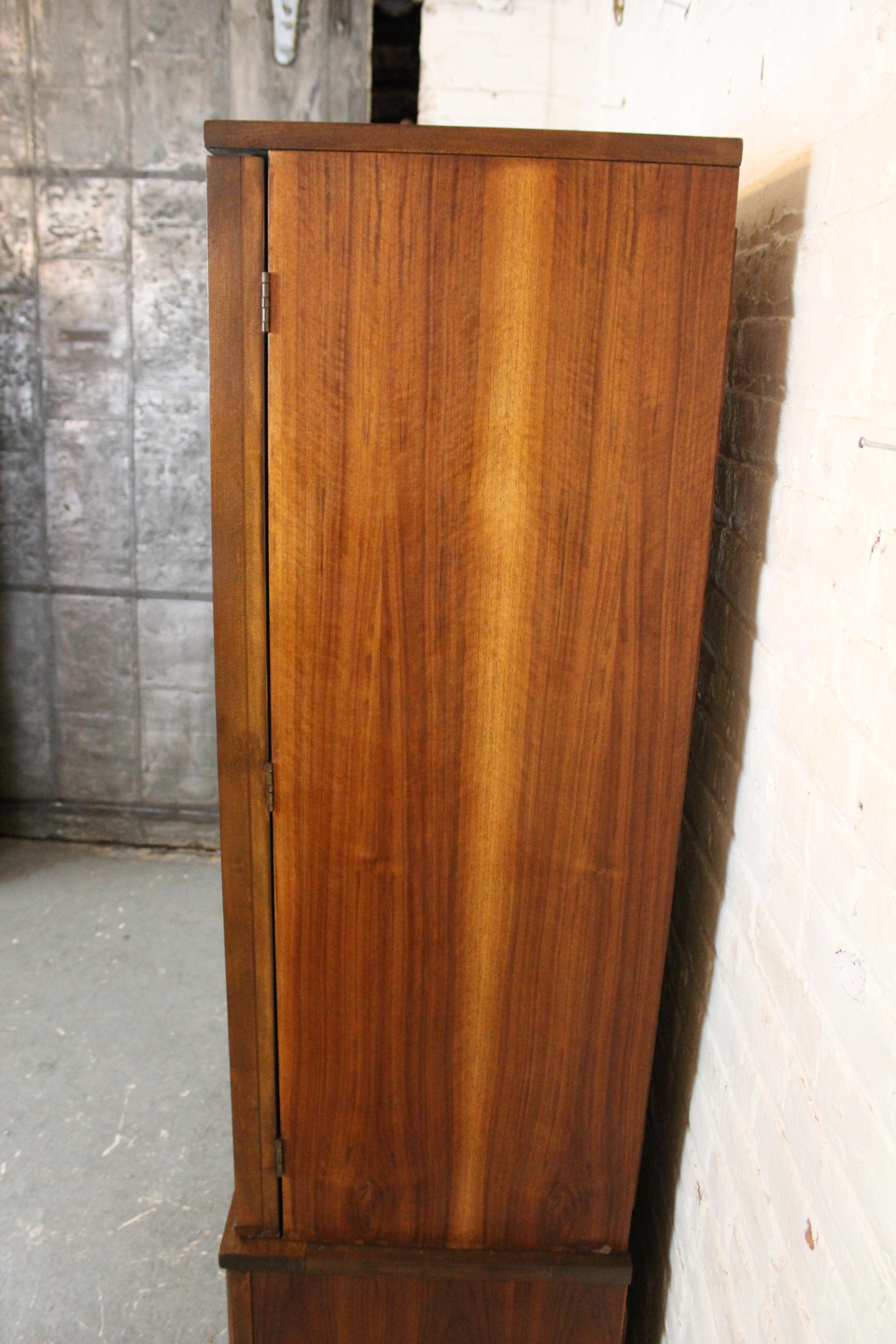Brasilia Style Gentleman's Chest by Williams Furniture of South Carolina In Good Condition In Brooklyn, NY