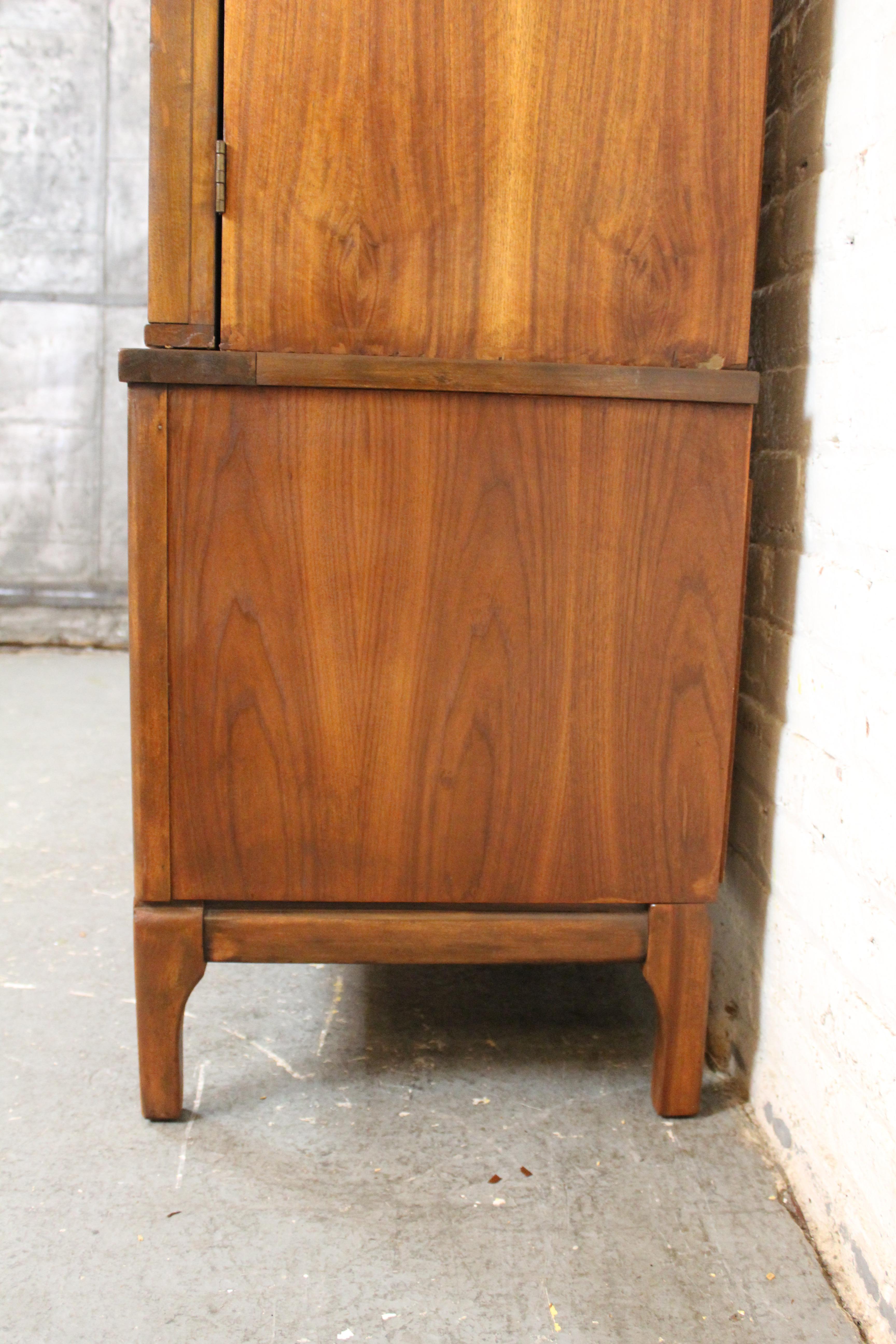 20th Century Brasilia Style Gentleman's Chest by Williams Furniture of South Carolina