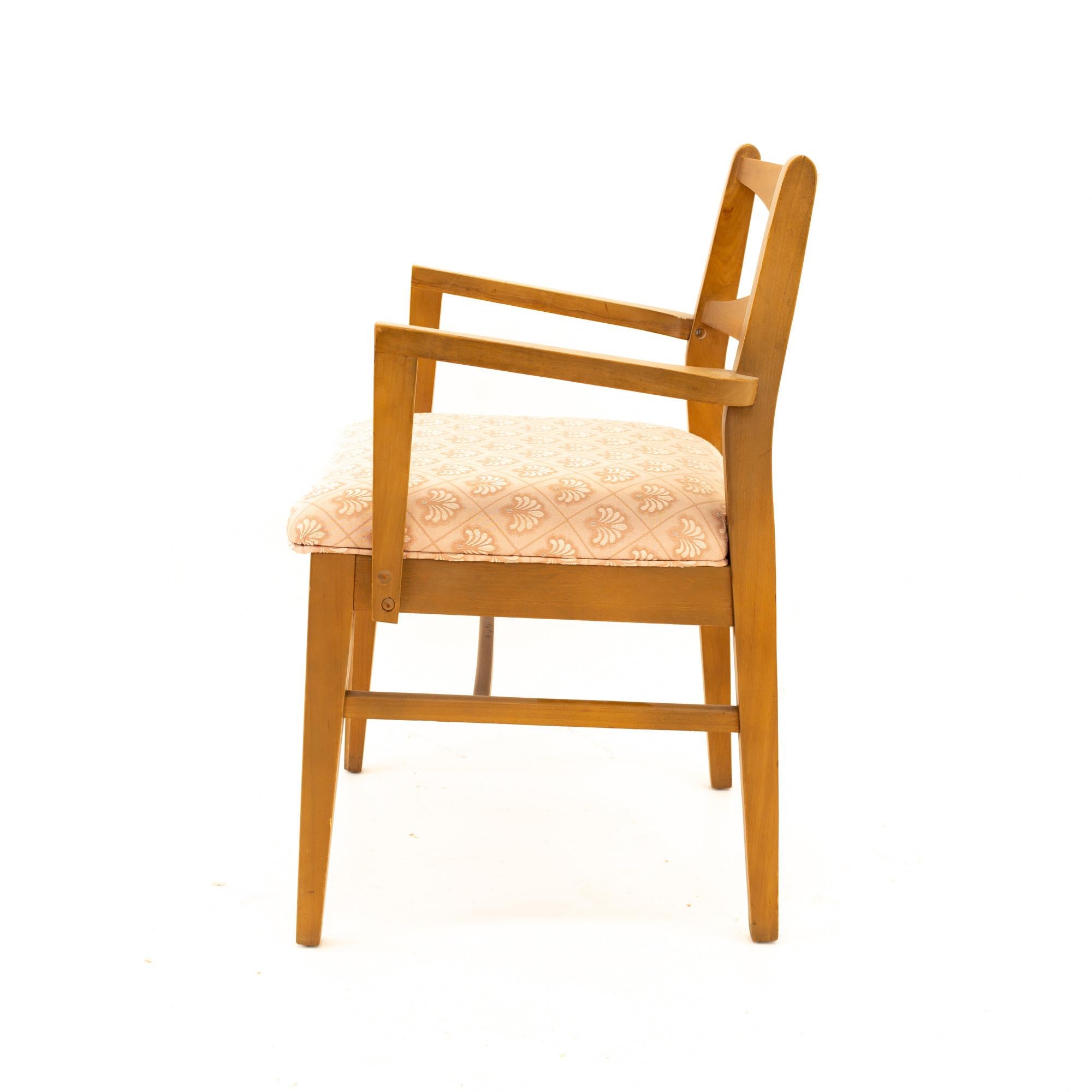 Brasilia Style Mid Century Walnut Bowtie Dining Chairs, Set of 6 6