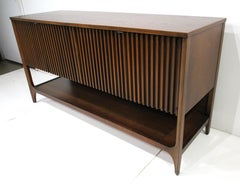 Brasilia Walnut Credenza by Broyhill