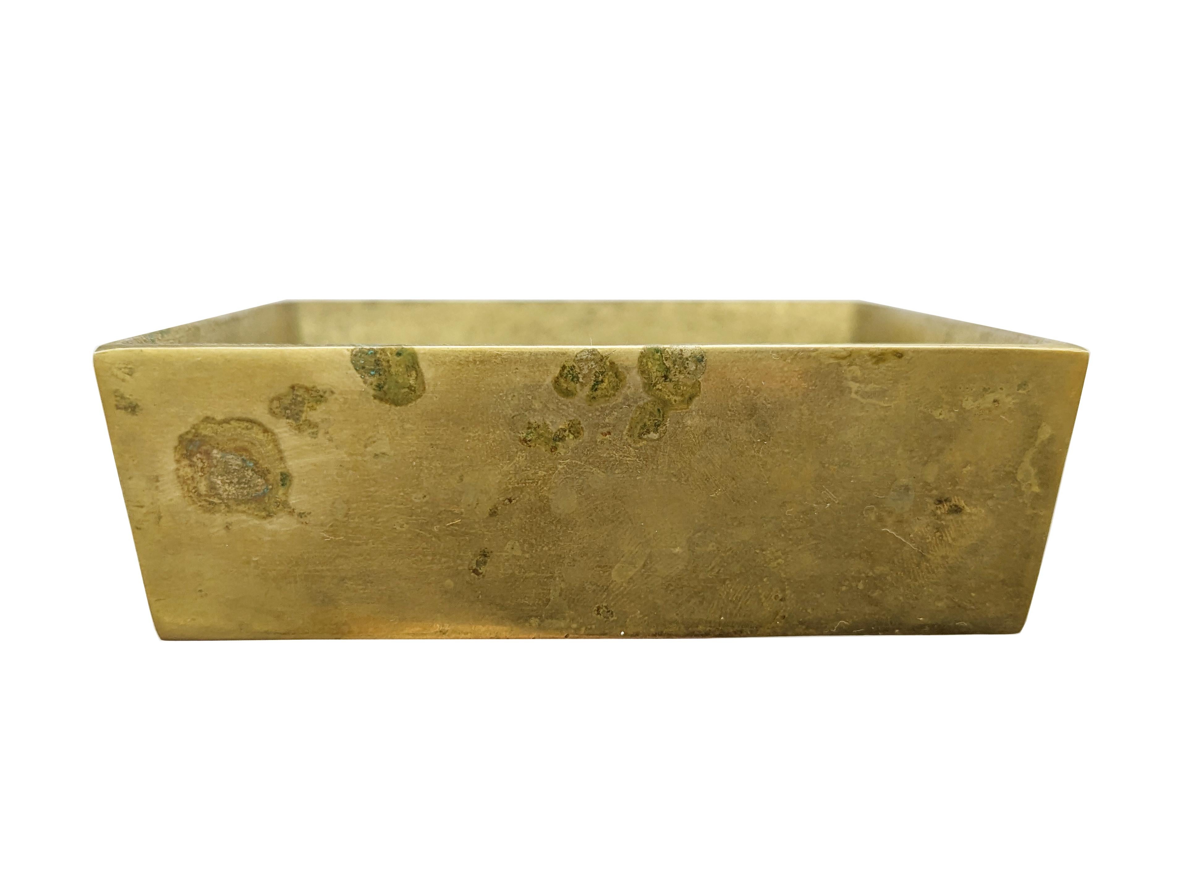 Brass 1960s ashtray 