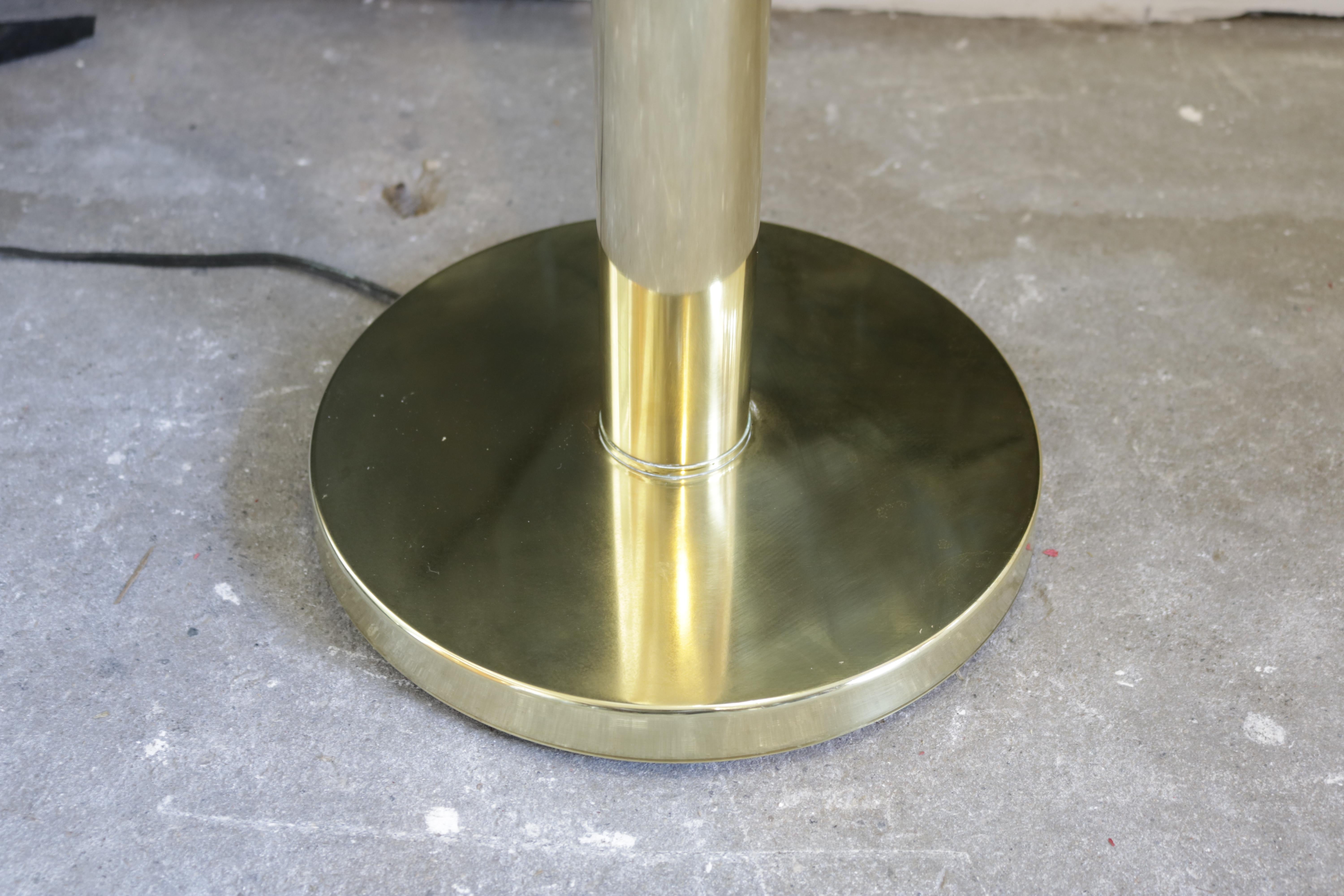 American Brass 1970s Floor Lamp
