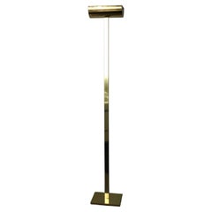 Brass 1980s floor lamp