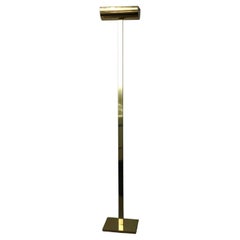 Brass 1980s floor lamp 