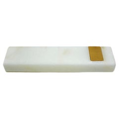 „Brass“, Calacatta Oro-Marmor-Besteckhalter mit Messing, 21. Jahrhundert
