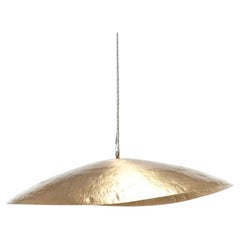 Gervasoni Brass 95 Suspension Lamp design Paola Navone - Hand-Hammered Brass