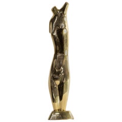 Brass Abstract Venus Sculpture Attributed to Kieff, Antonio Gediagia