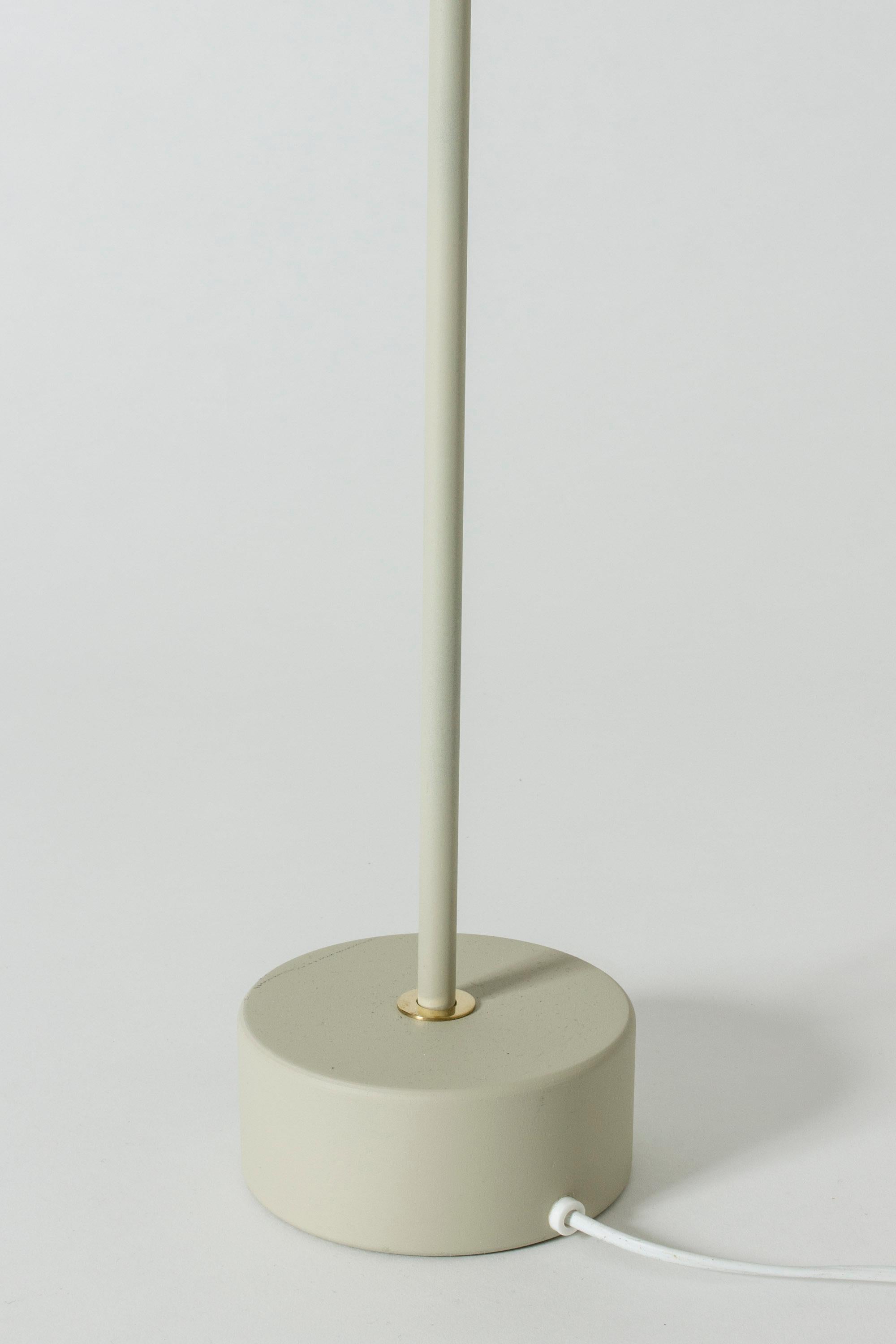 Mid-20th Century Brass Accented Floor Lamp by Hans-Agne Jakobsson, Sweden, 1960s
