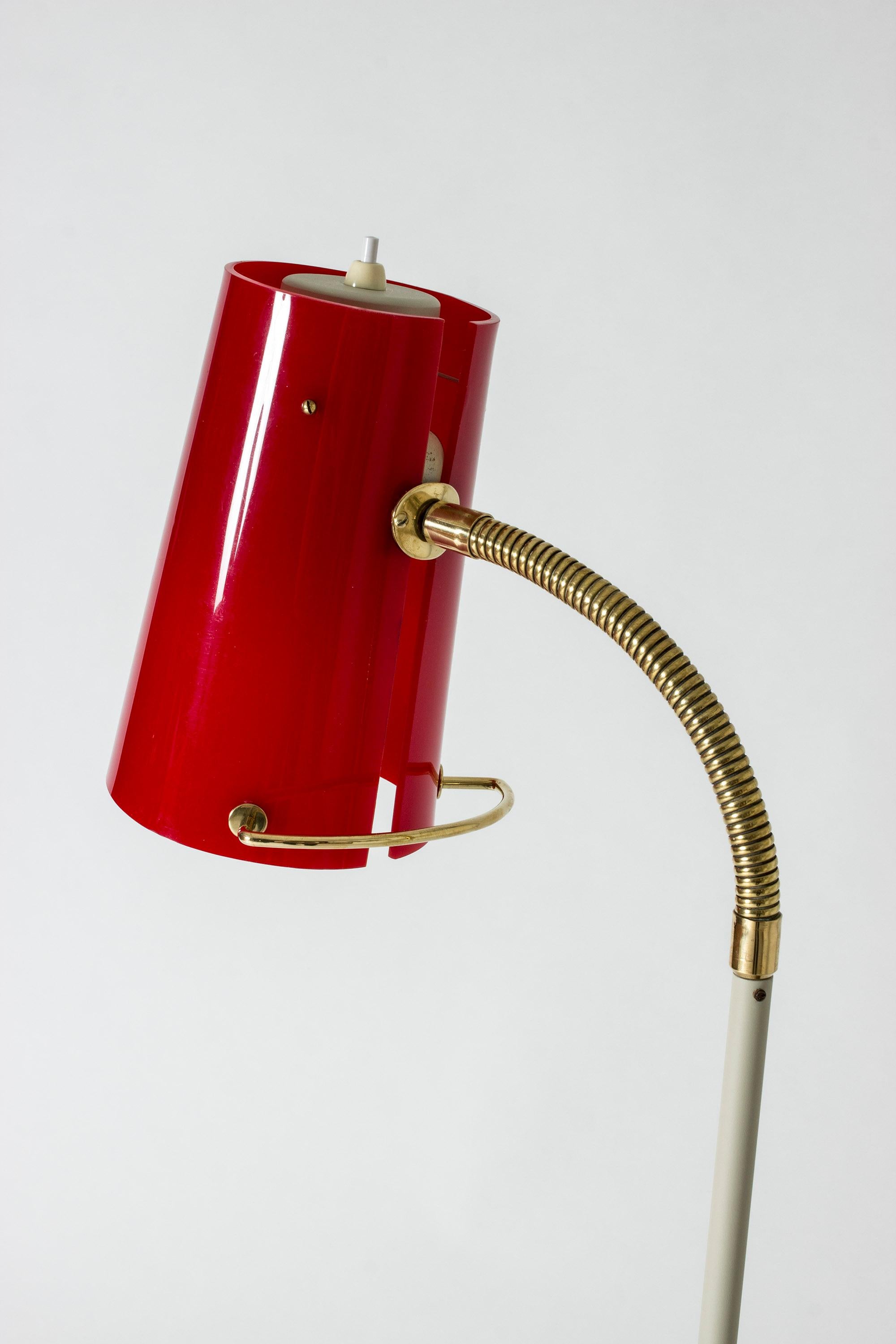 Brass Accented Floor Lamp by Hans-Agne Jakobsson, Sweden, 1960s 1
