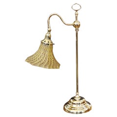 Antique Brass Adjustable Arts & Crafts Student's Lamp