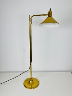Brass Adjustable Floor Lamp, 1970s, Germany