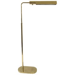 Vintage Brass Adjustable Floor Lamp by Casella