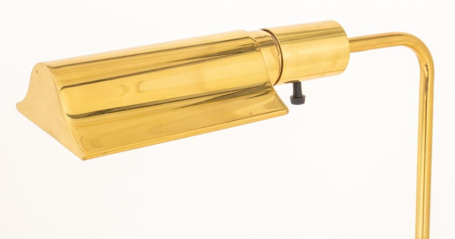 Brass adjustable reading floor lamp. Bulb cover adjustable. 

Dealer: S138XX