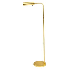 Brass Adjustable Reading Floor Lamp