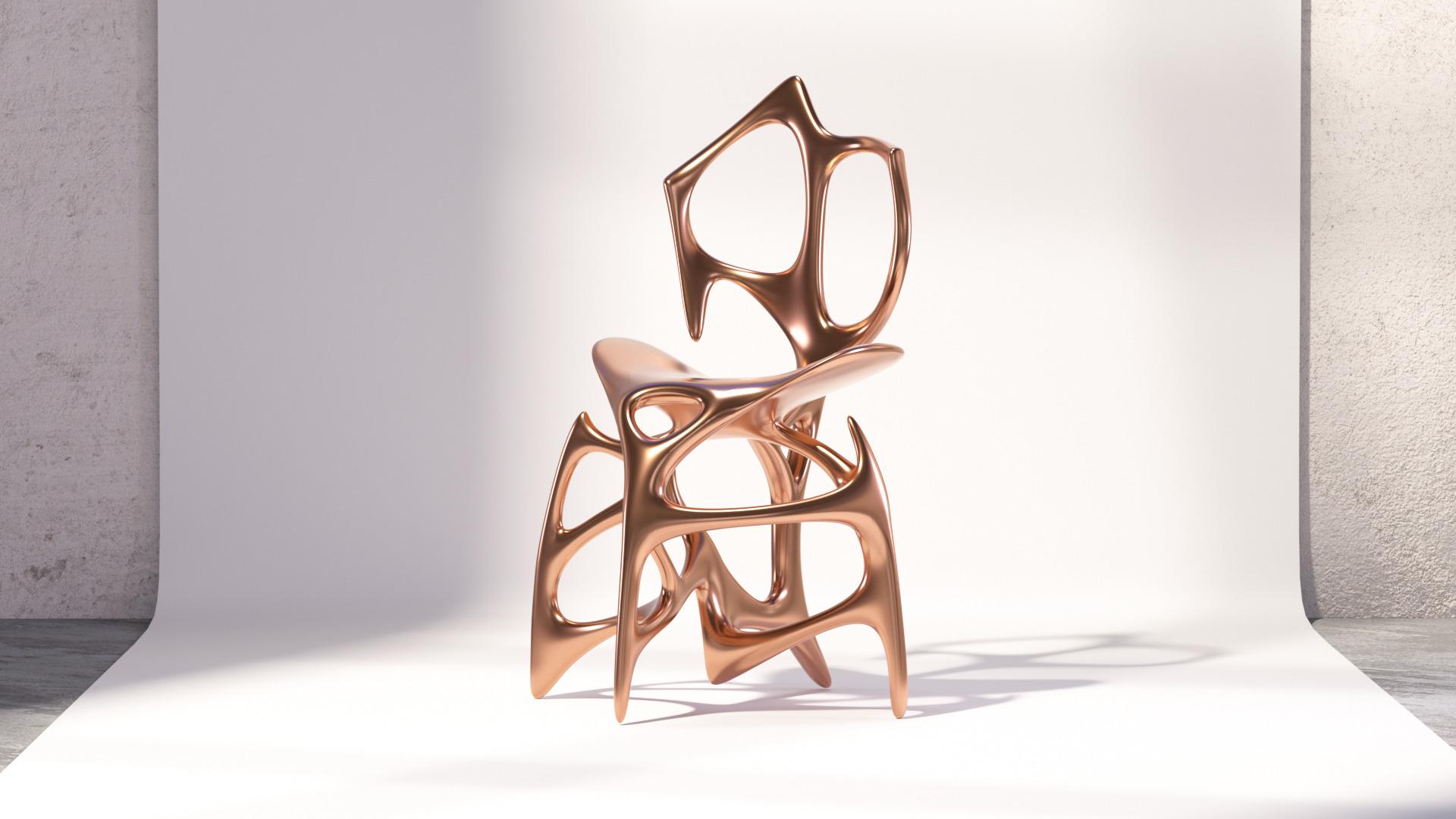 Sedia Studio A Standard Gu in ottone di Duen Studio
Edizione limitata di 10 esemplari
Dimensioni:  L 60 x P 60 x H 90 cm
Materiali: Ottone e vernice metallizzata perlescente.

Informazioni su: Duenstudio è stato fondato in Francia nel 2023. I