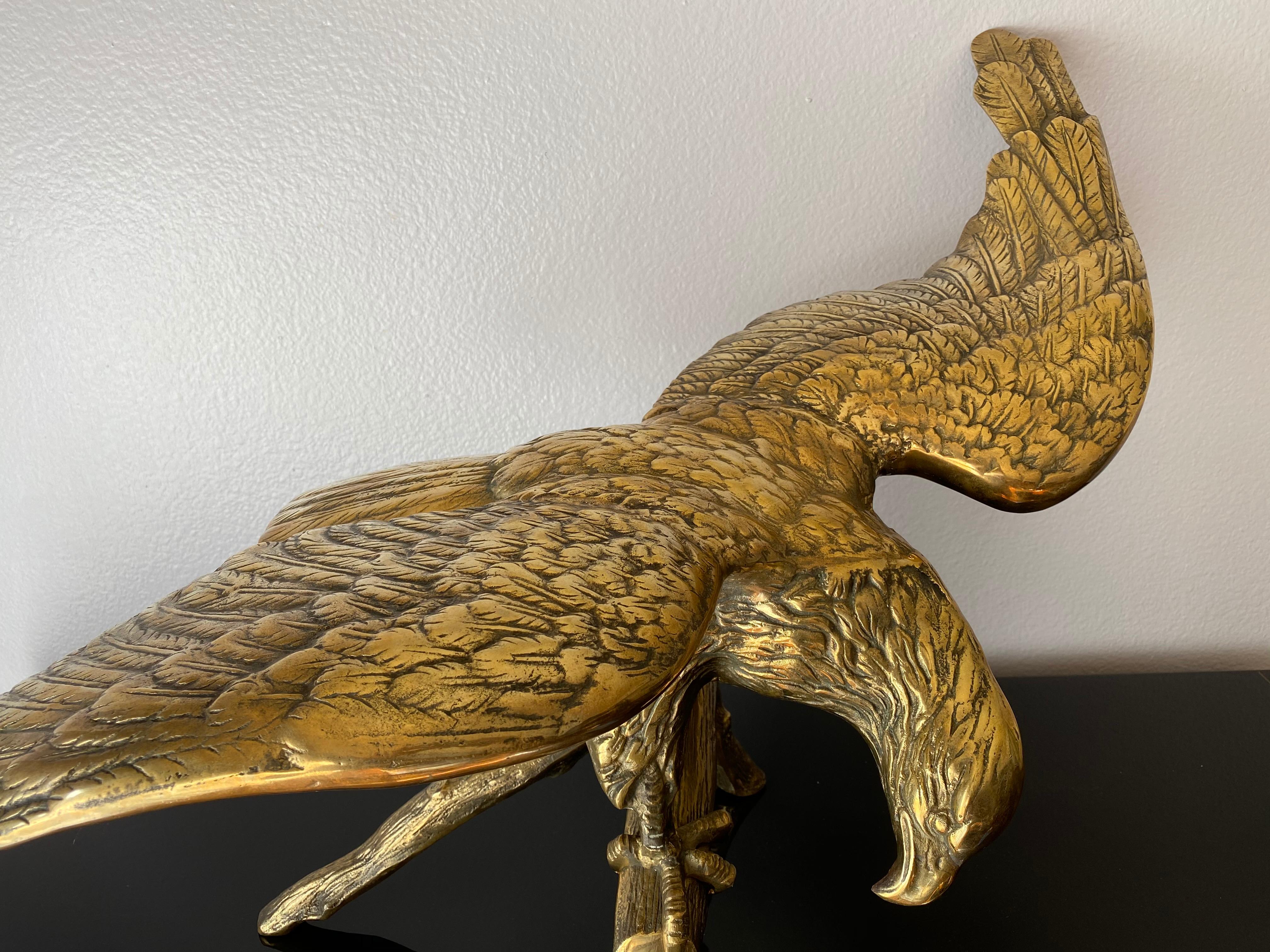 American Classical Brass American Bald Eagle Sculpture