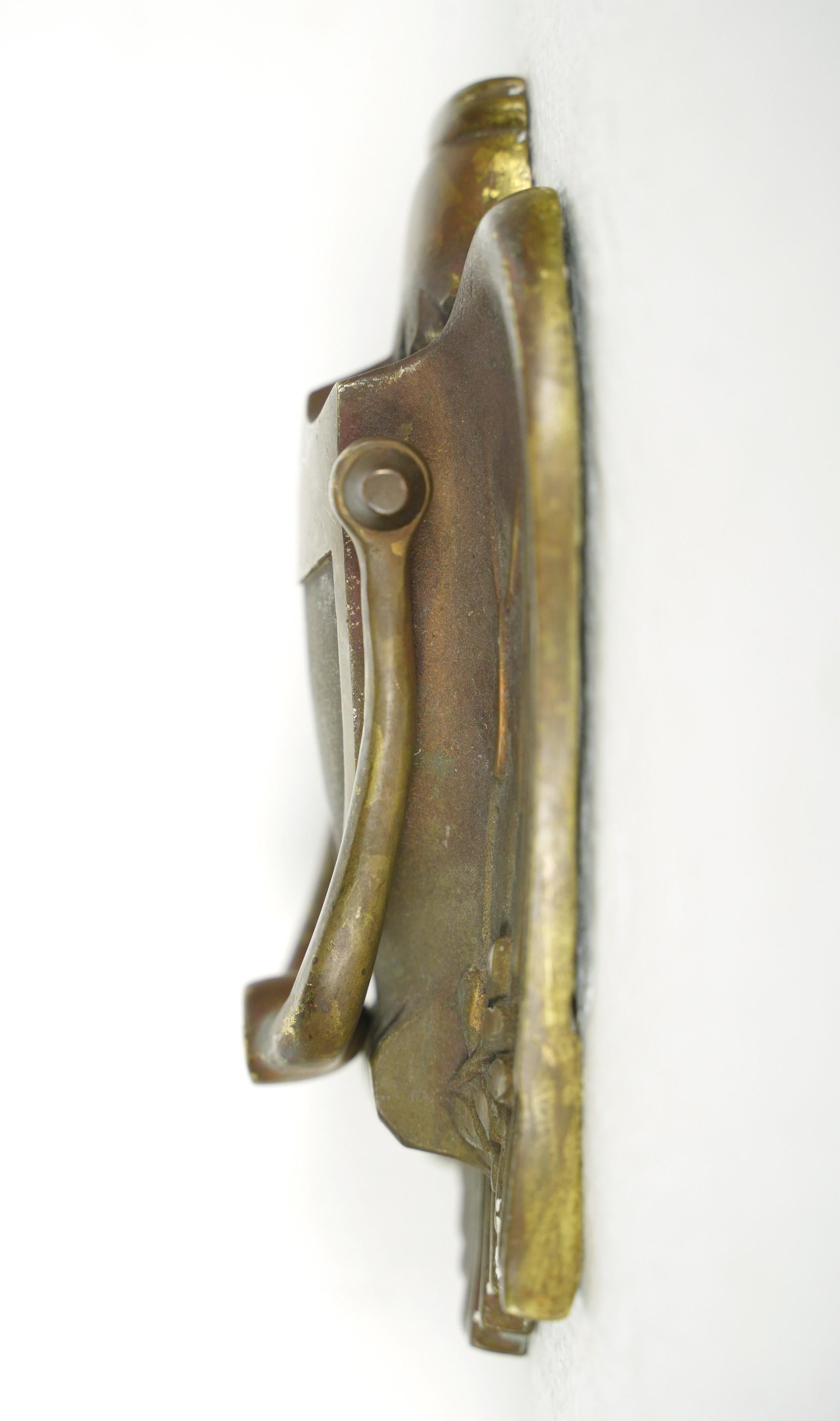 Brass American Door Knocker w an Eagle Motif  For Sale 5