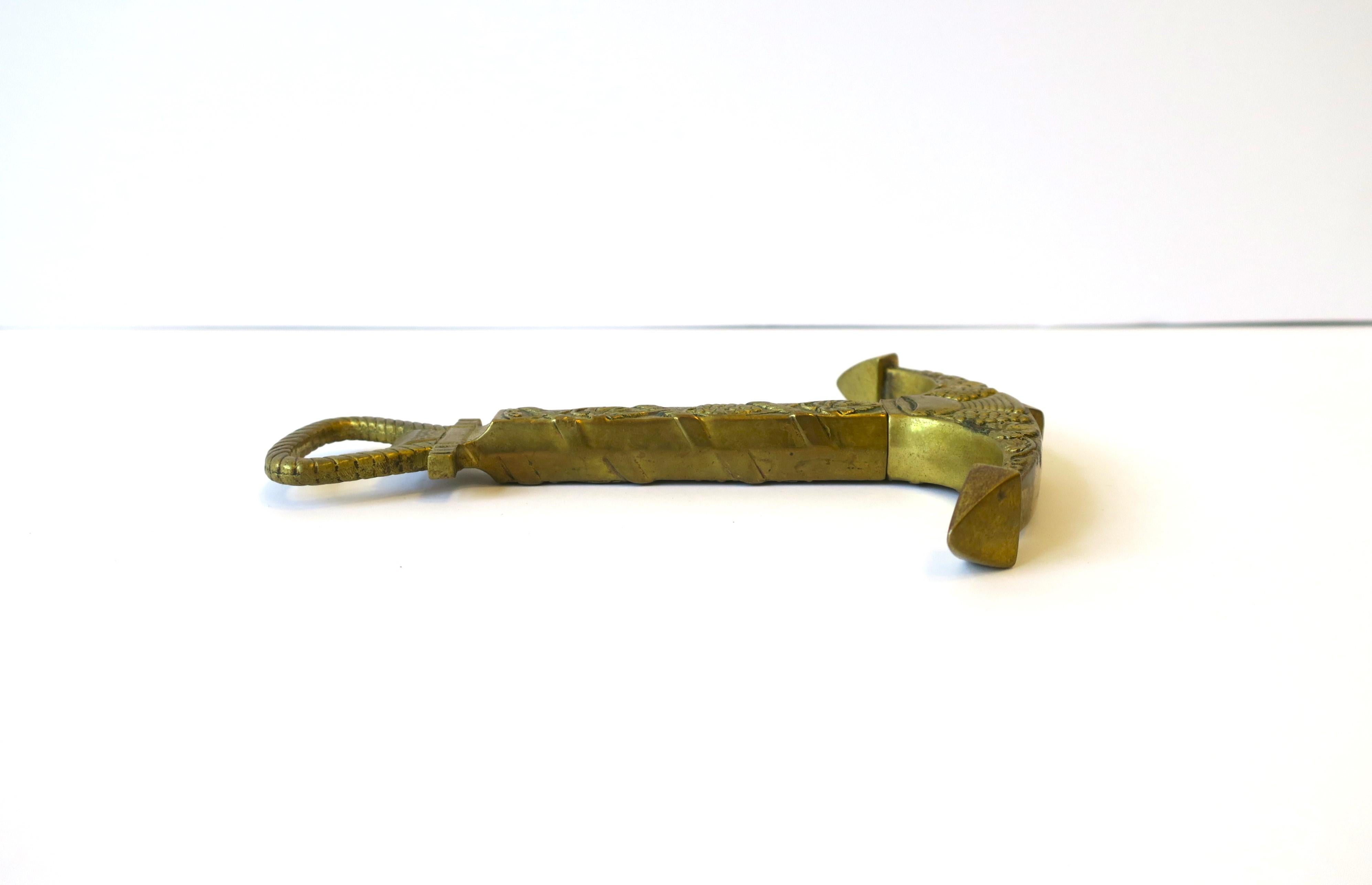 Brass Anchor Wine and Bottle Opener 1