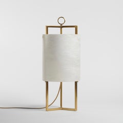 Brass And Alabaster Lantern Table Lamp by MATLIGHT Milano
