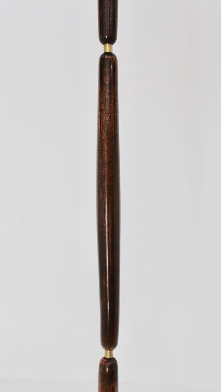 Brass Beech Vintage Floor Lamp Attributed to Giuseppe Ostuni Italy ca 1949 For Sale 10