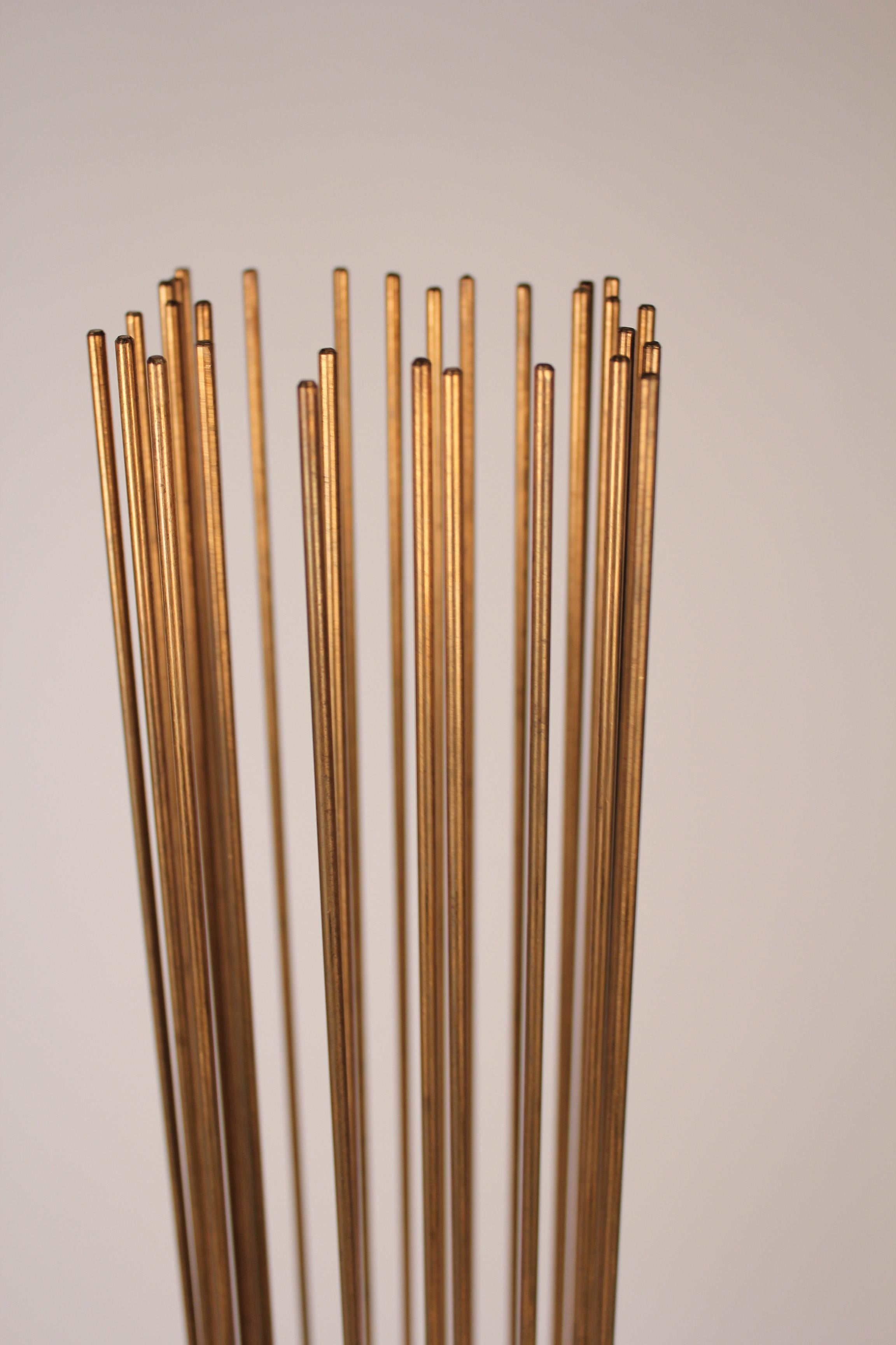 Brass and Beryllium Copper Sonambinet Sounding Sculpture by Val Bertoia For Sale 1