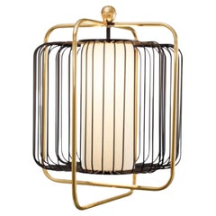 Brass and Black Jules Suspension Lamp by Dooq
