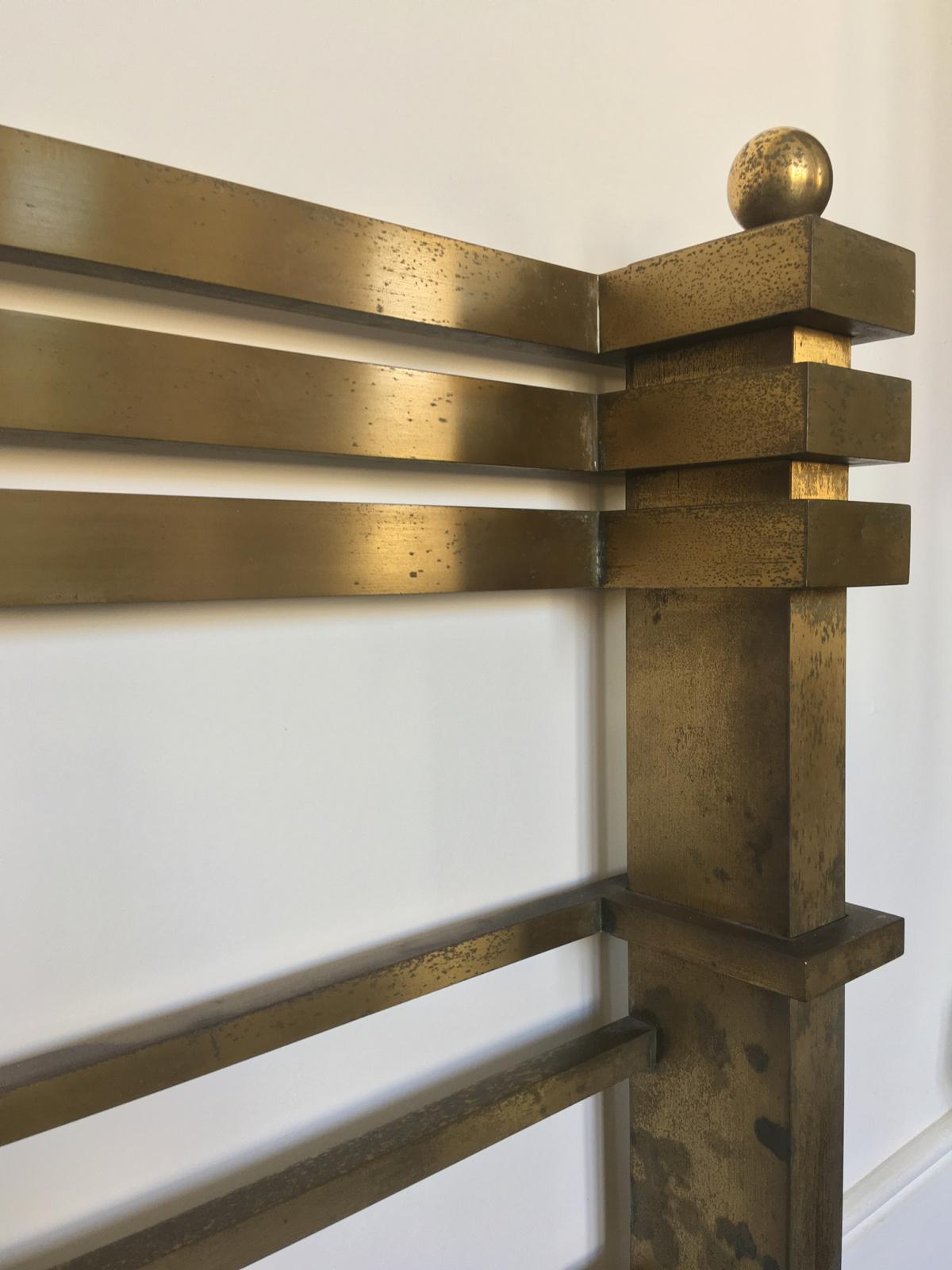 Brass and Bronze Bed Frame Model 