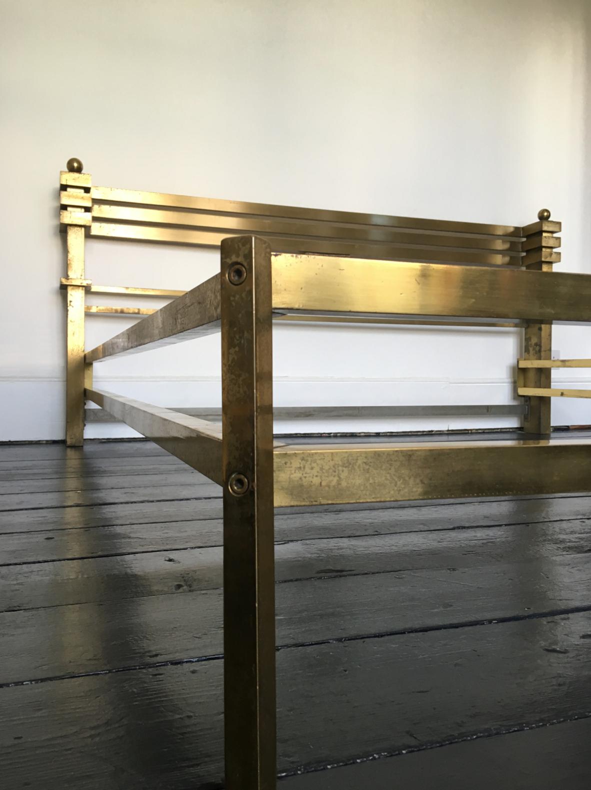 Brass and Bronze Bed Frame Model 