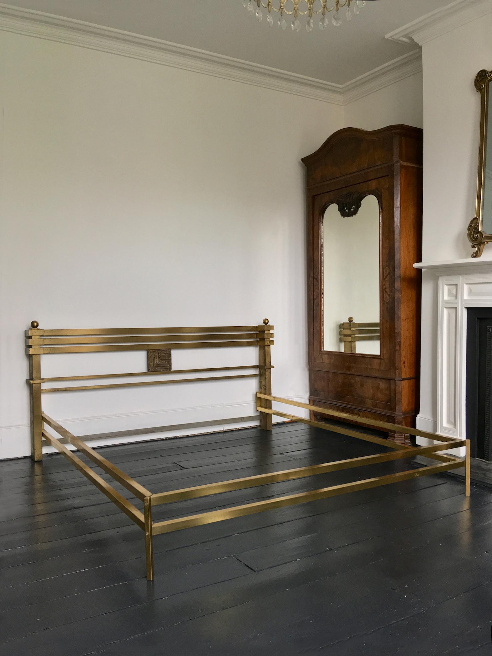 Brass and Bronze Bed Frame Model 