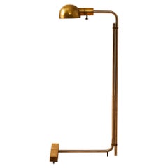Lampadaire en laiton et chrome de Cedric Hartman