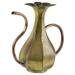 Jarra Floral de Latón y Cobre