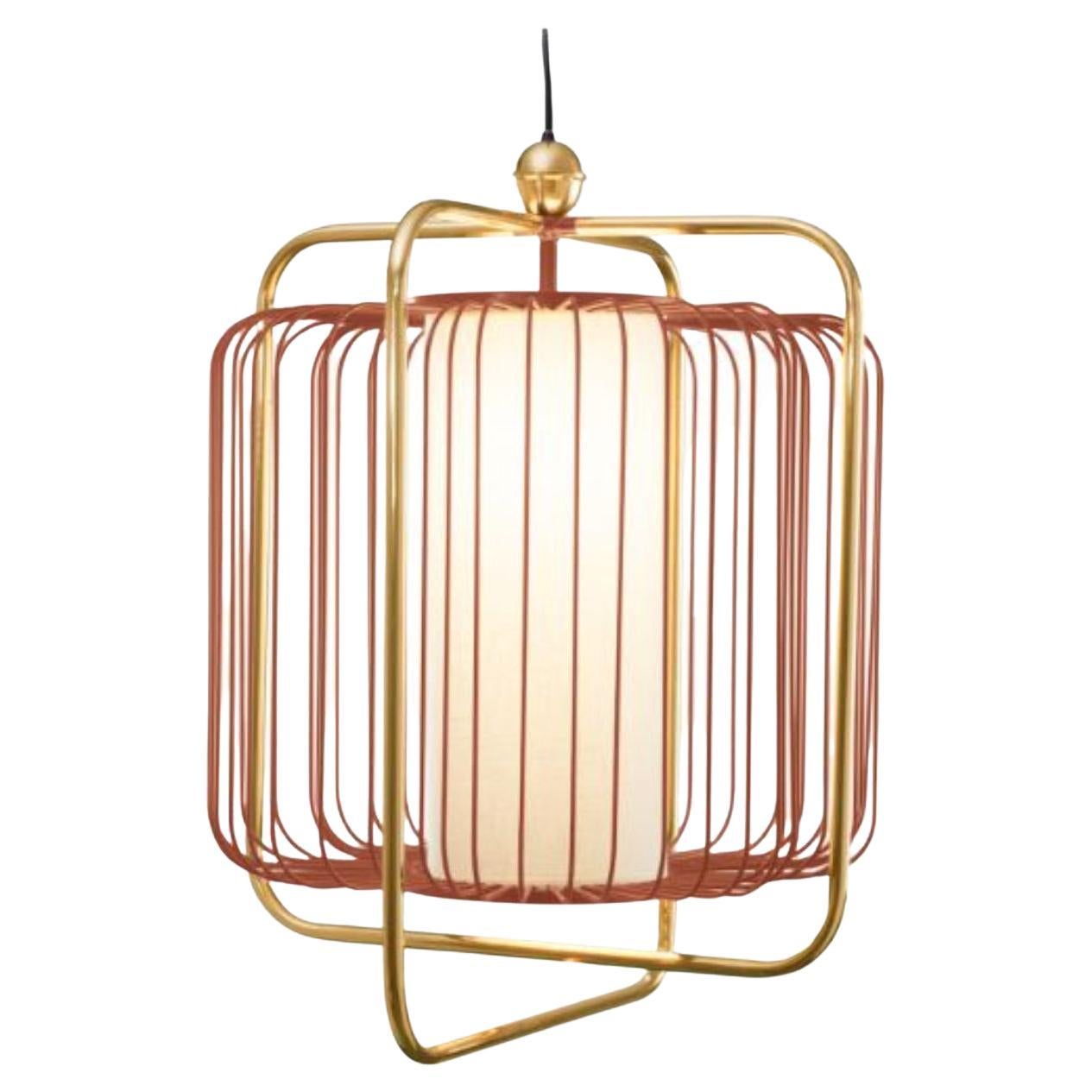 Brass and Copper Jules Suspension Lamp by Dooq For Sale