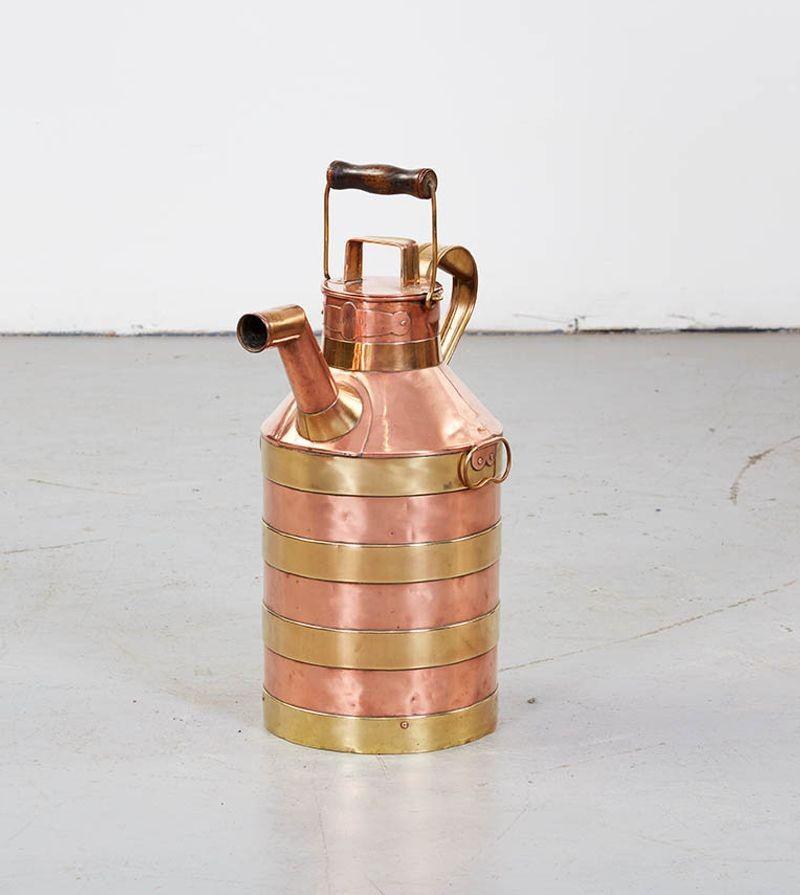 brass milk container