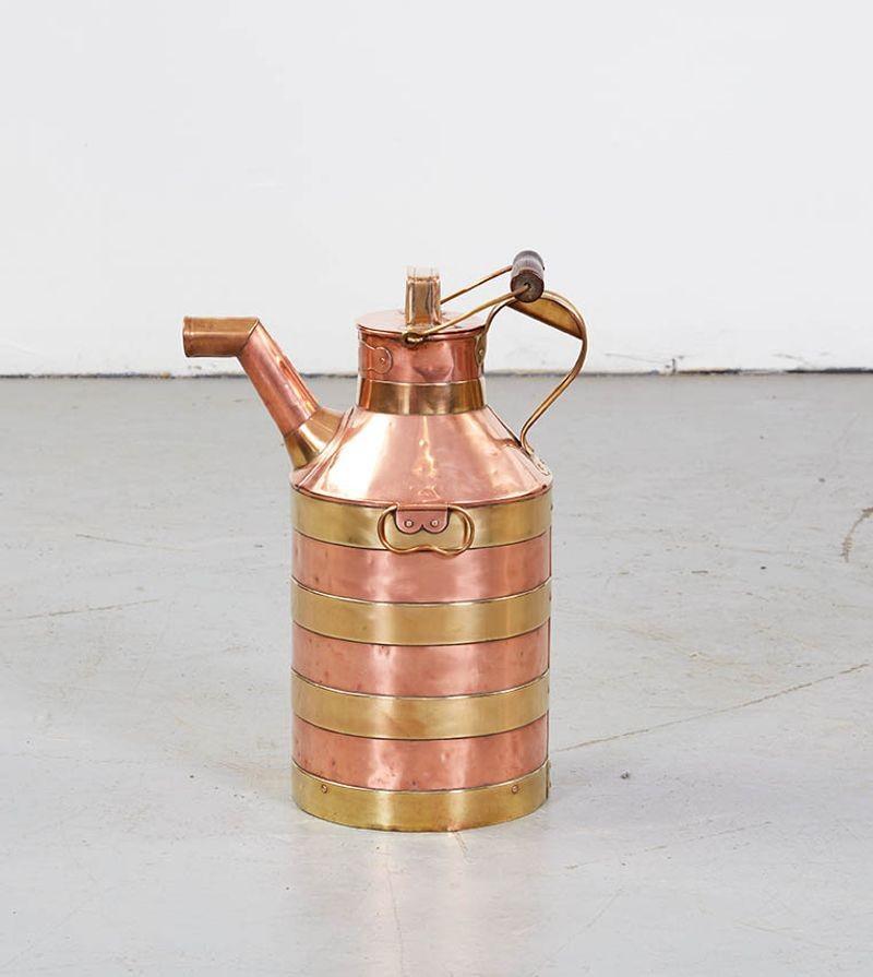 copper milk jug