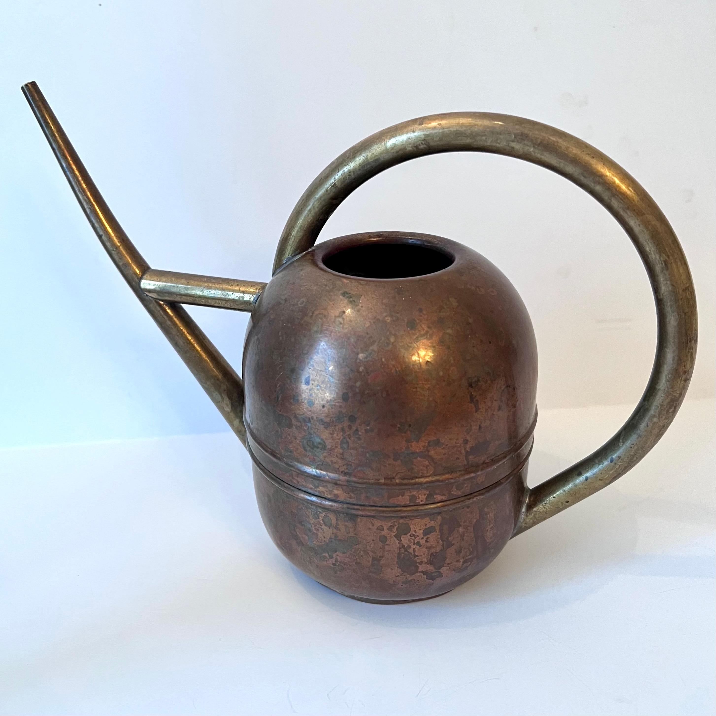 smith and hawken copper watering can
