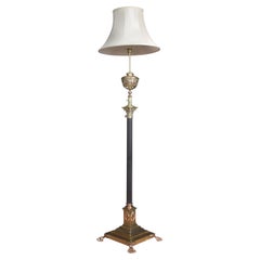 Brass and Copper Standard Lamp