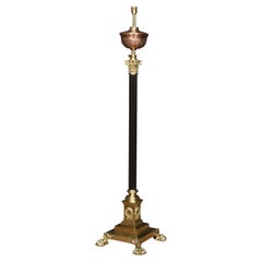 Brass and Copper Standard Lamp