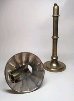Brass and Copper Students Candle Stand by F.Lassetter & Co.
