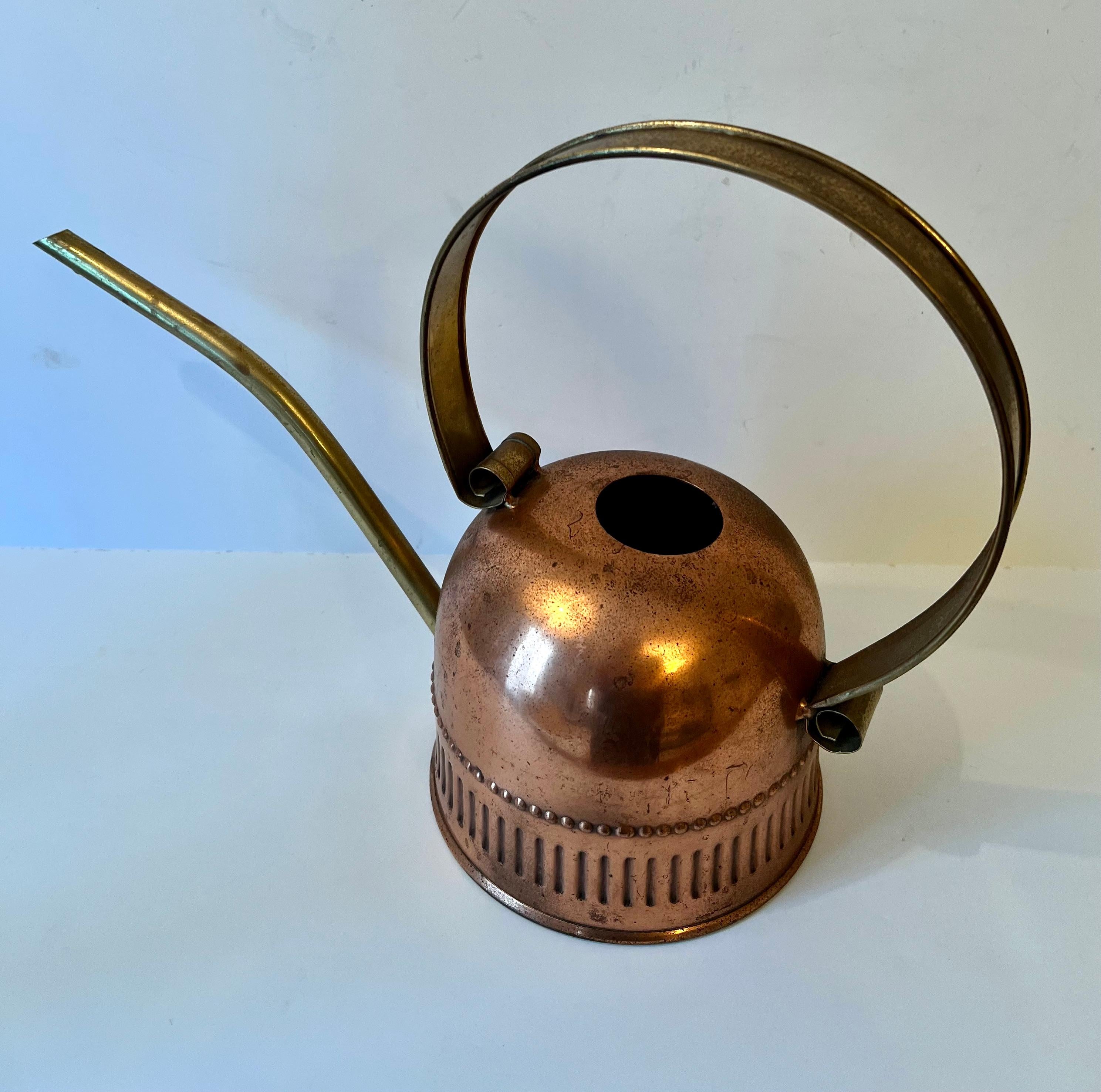 Brass and Copper Watering Can For Sale 3