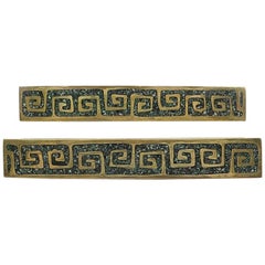 Brass and Enamel Cabinet Pulls by Pepe Mendoza